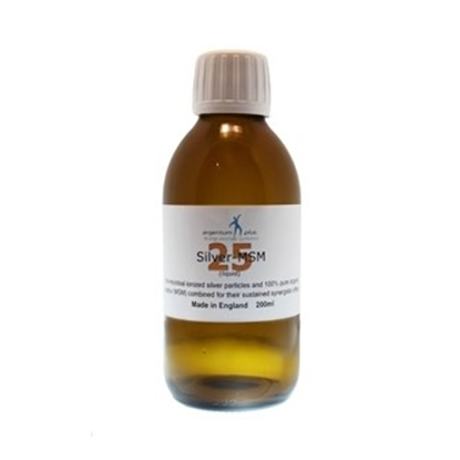 Silver-MSM 25ppm (Liquid) 200ml Screw Top