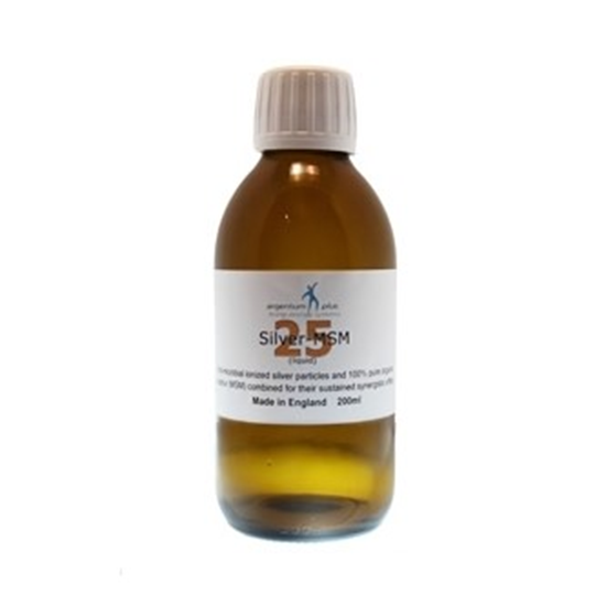 Silver-MSM 25ppm (Liquid) 200ml Screw Top