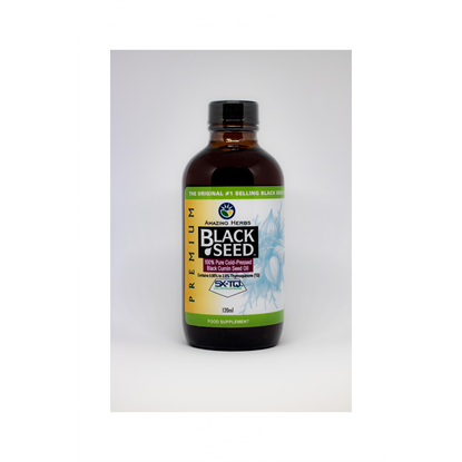 Premium Black Seed 100% Pure Cold-Pressed Black Cumin Seed Oil 120ml