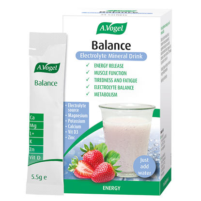 Balance Electrolyte Mineral Drink Strawberry Energy 21x5.5g Sachets