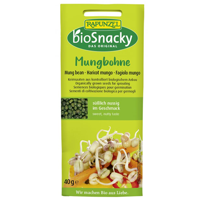 bioSnacky Mung Bean Sprouting Seeds 40g