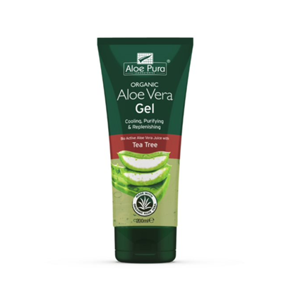 Organic Aloe Vera Gel with Tea Tree 200ml