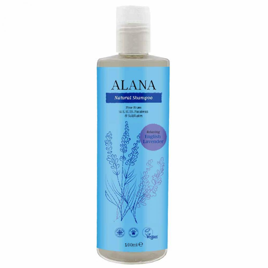 Natural Shampoo Relaxing English Lavender 100ml (Travel Size)