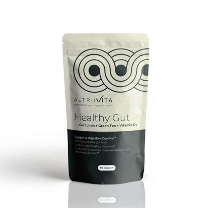 Healthy Gut Curcumin + Green Tea + Vitamin D3 60s