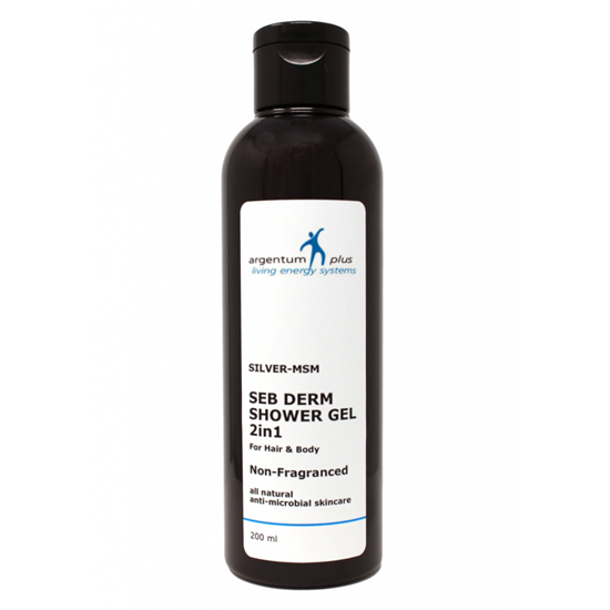 Silver-MSM Seb Derm Shower Gel 2in1 200ml