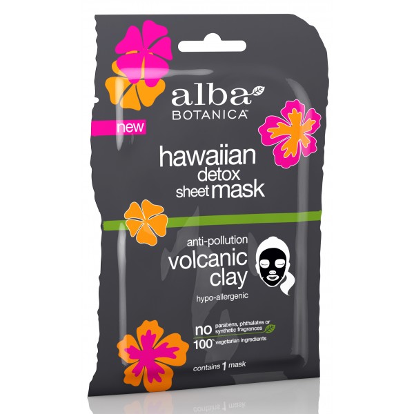 Hawaiian Detox Sheet Mask Anti-Pollution Volcanic Clay SINGLE