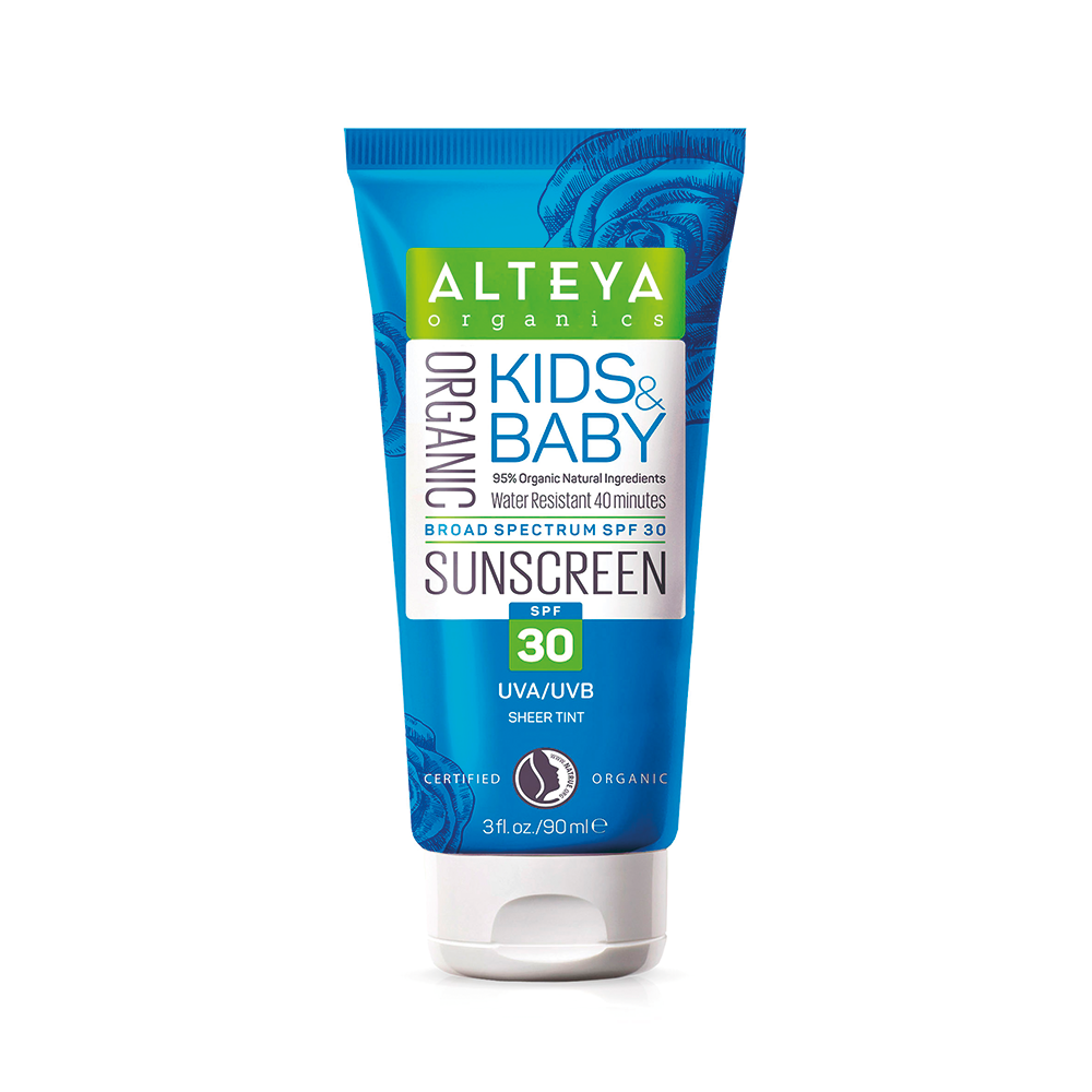 Organic Kids & Baby Sunscreen SPF30 90ml
