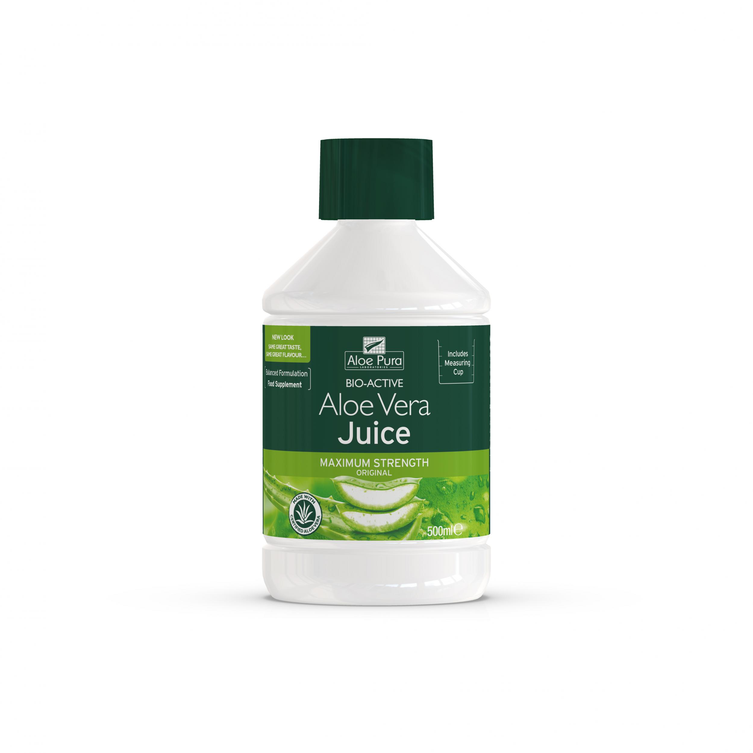 Bio-Active Aloe Vera Juice Maximum Strength Original 500ml