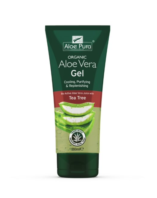 Organic Aloe Vera Gel with Tea Tree 200ml
