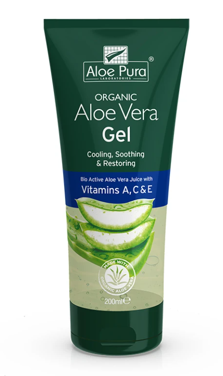 Organic Aloe Vera Gel + Vitamins A,C & E 200ml