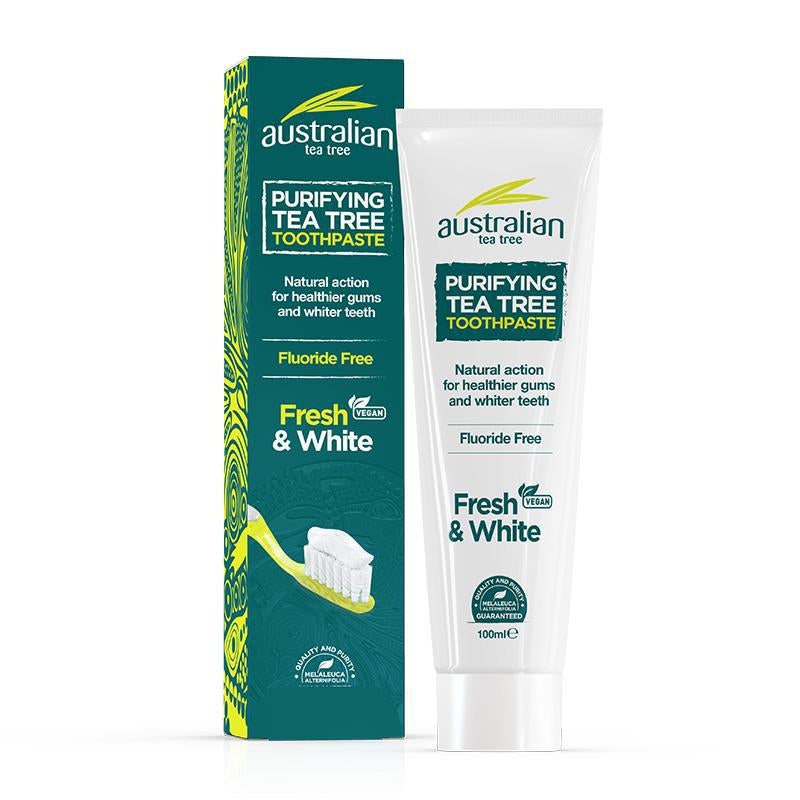 Purifying Tea Tree Toothpaste Fresh and White (Fluoride Free) 100ml