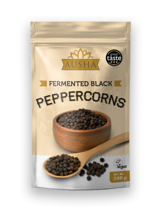 Fermented Black Peppercorns 200g