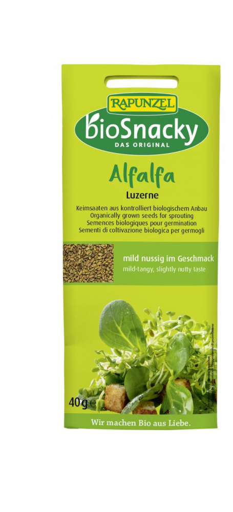 bioSnacky Alfalfa Sprouting Seeds 40g