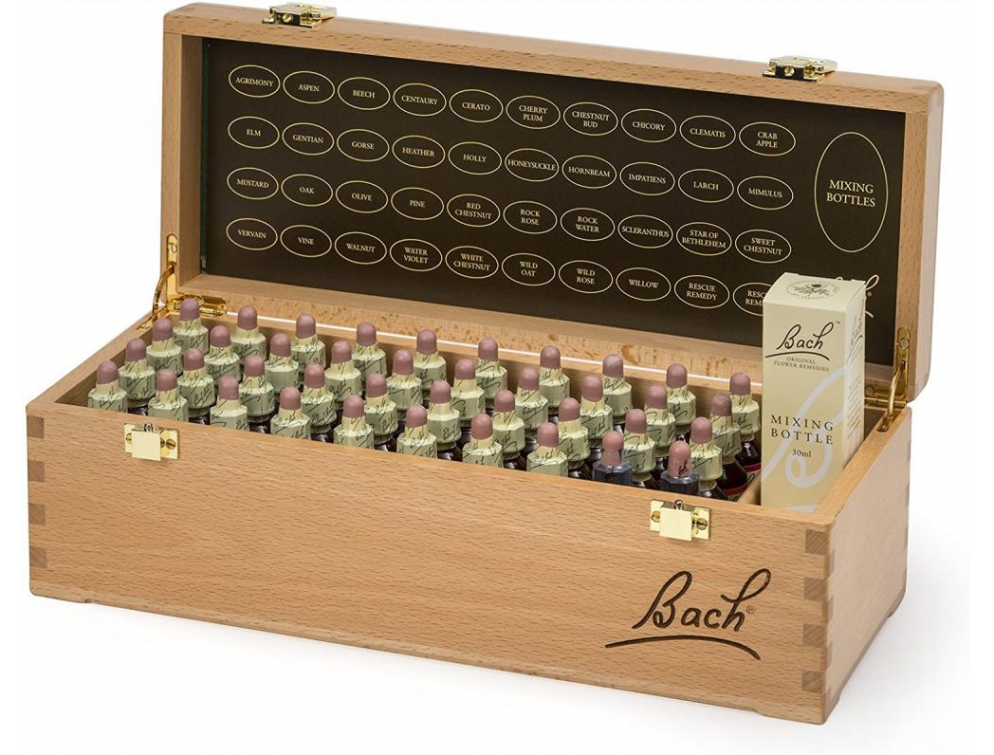 Set of Original Bach Flower Remedies 38 x 20ml in Wooden Box