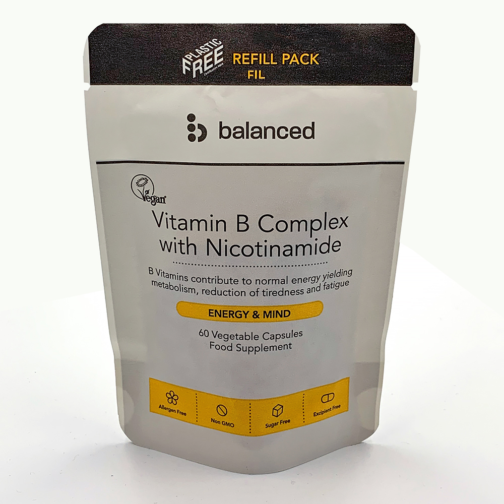 Vitamin B Complex With Nicotinamide (Refill Pack) 60's: The Natural ...