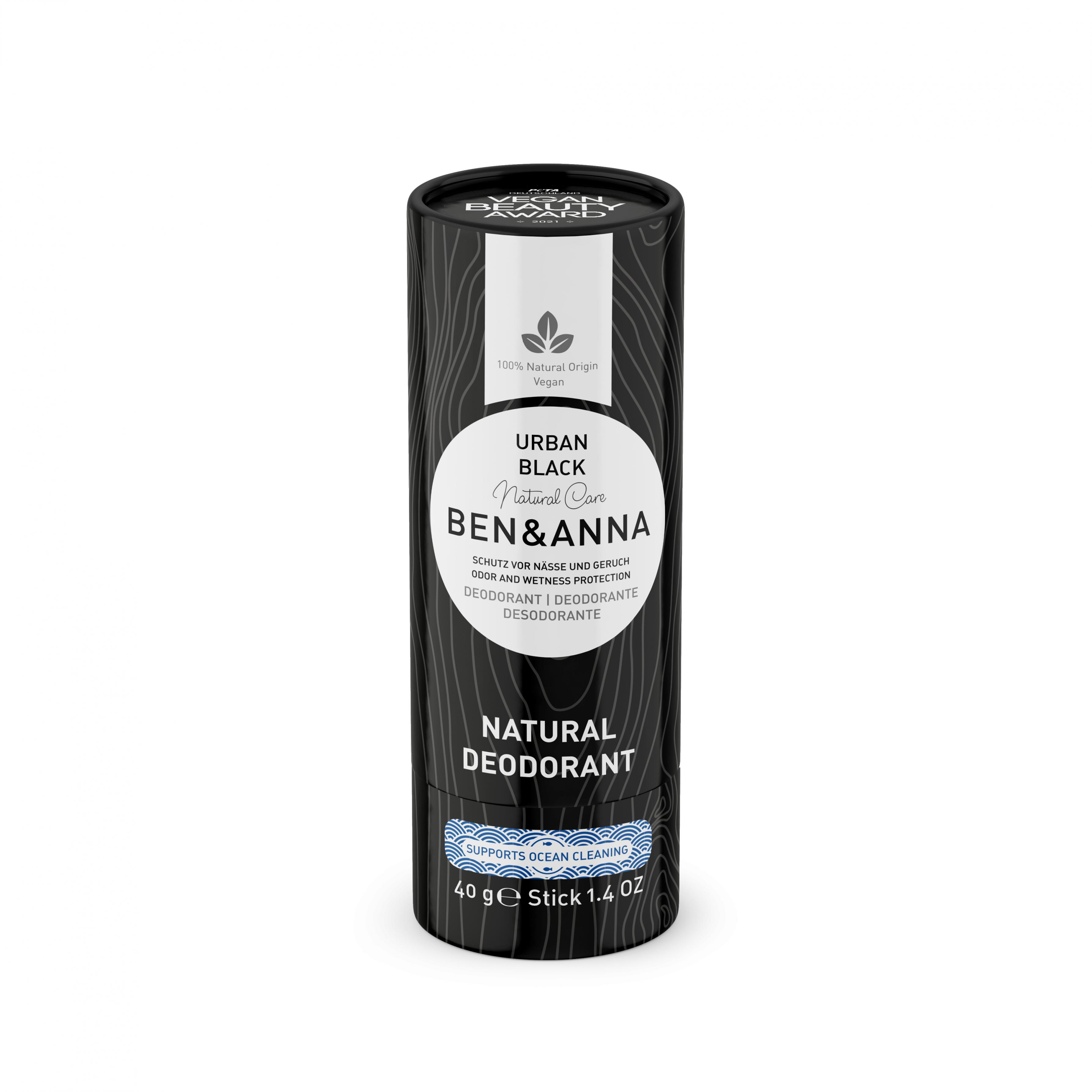 Natural Deodorant Urban Black 40g