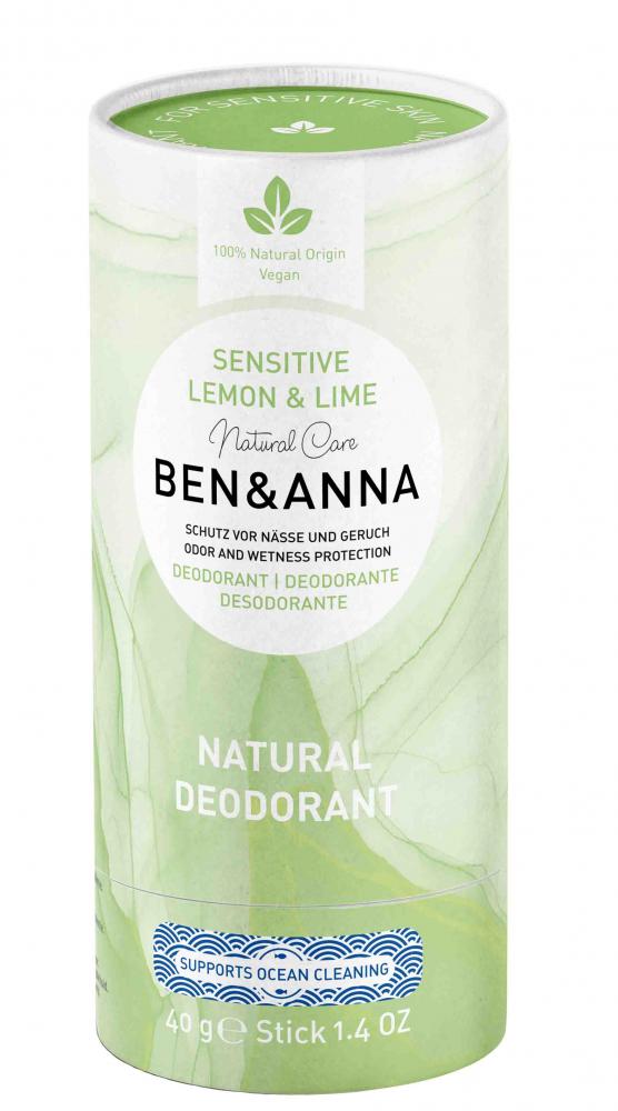 Natural Deodorant Sensitive Lemon & Lime 40g