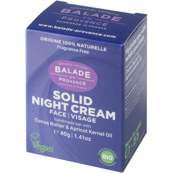 Solid Night Cream Bar 40g