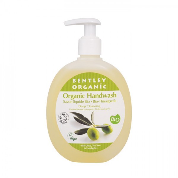 Organic Handwash Deep Cleansing with Olive, Tea Tree & Eucalyptus 250ml