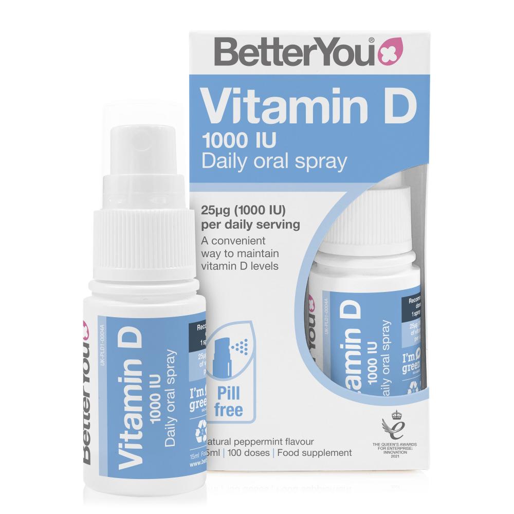 Vitamin D 1000 IU Daily Oral Spray 15ml