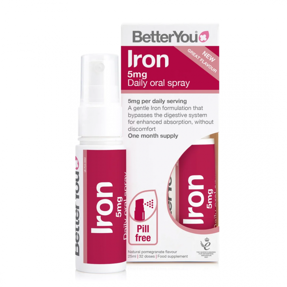 Iron 5mg Daily Oral Spray (Red) 25ml