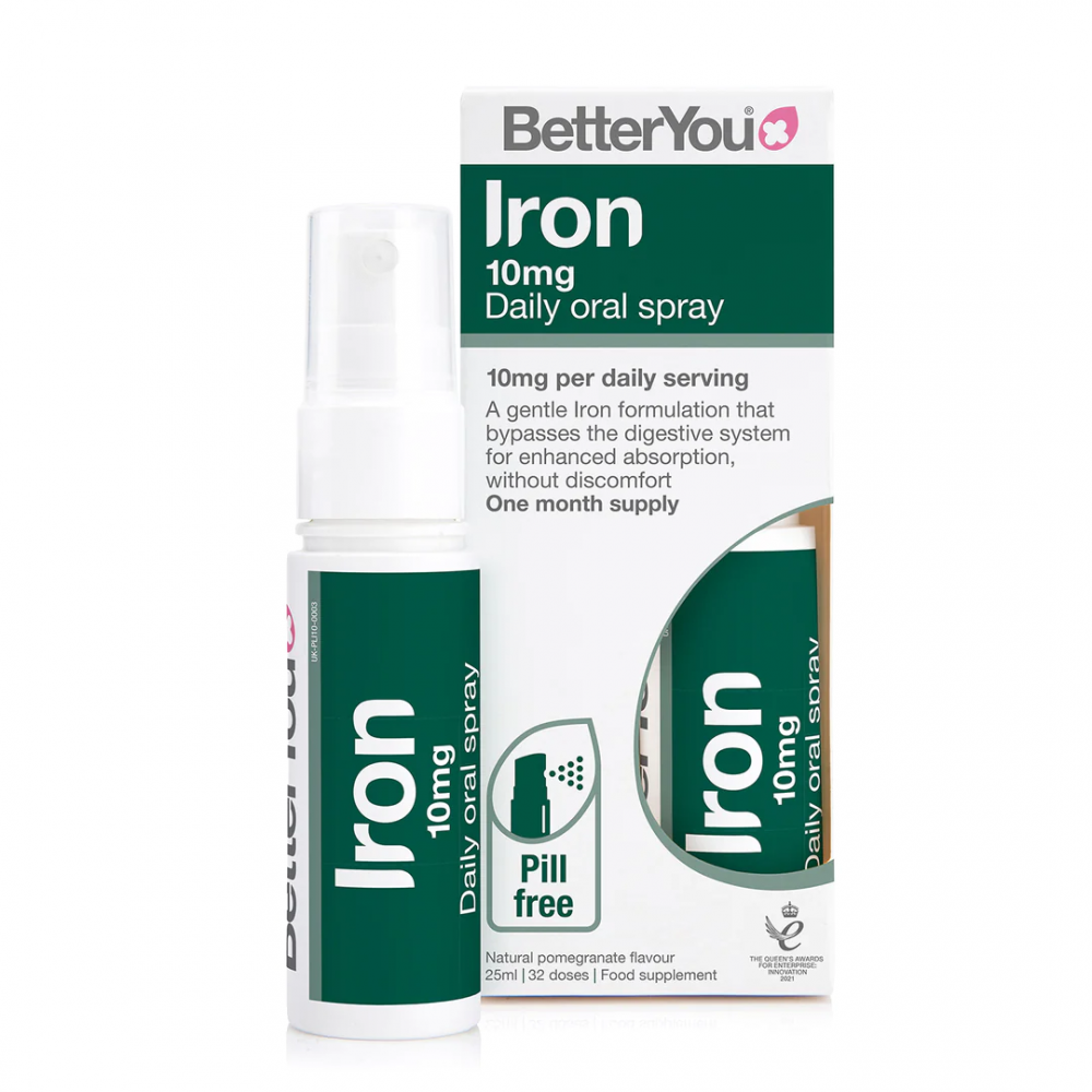 Iron 10mg Daily Oral Spray (Green) 25ml