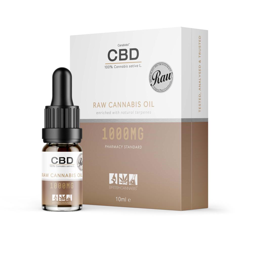 Cbd Oil Raw 1000mg 10ml The Natural Dispensary