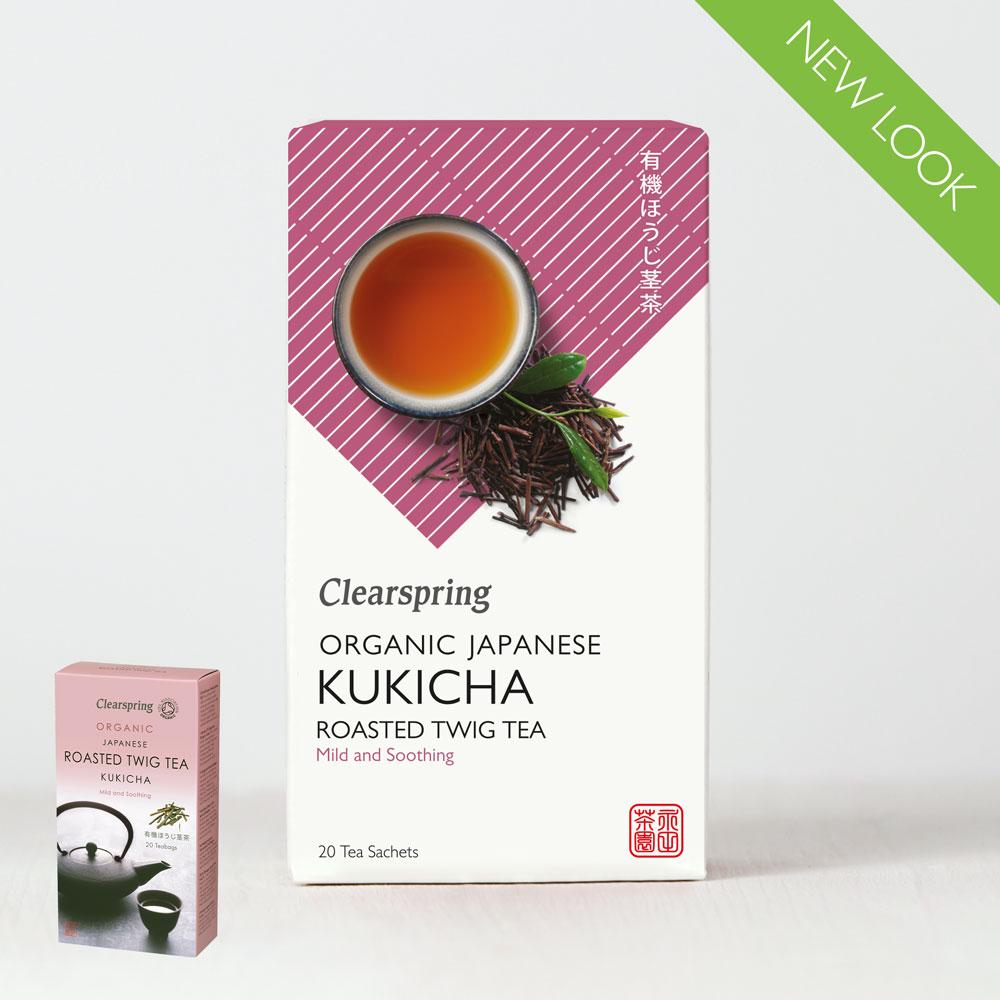 Organic Japanese Kukicha Roasted Twig Tea 20 Sachets