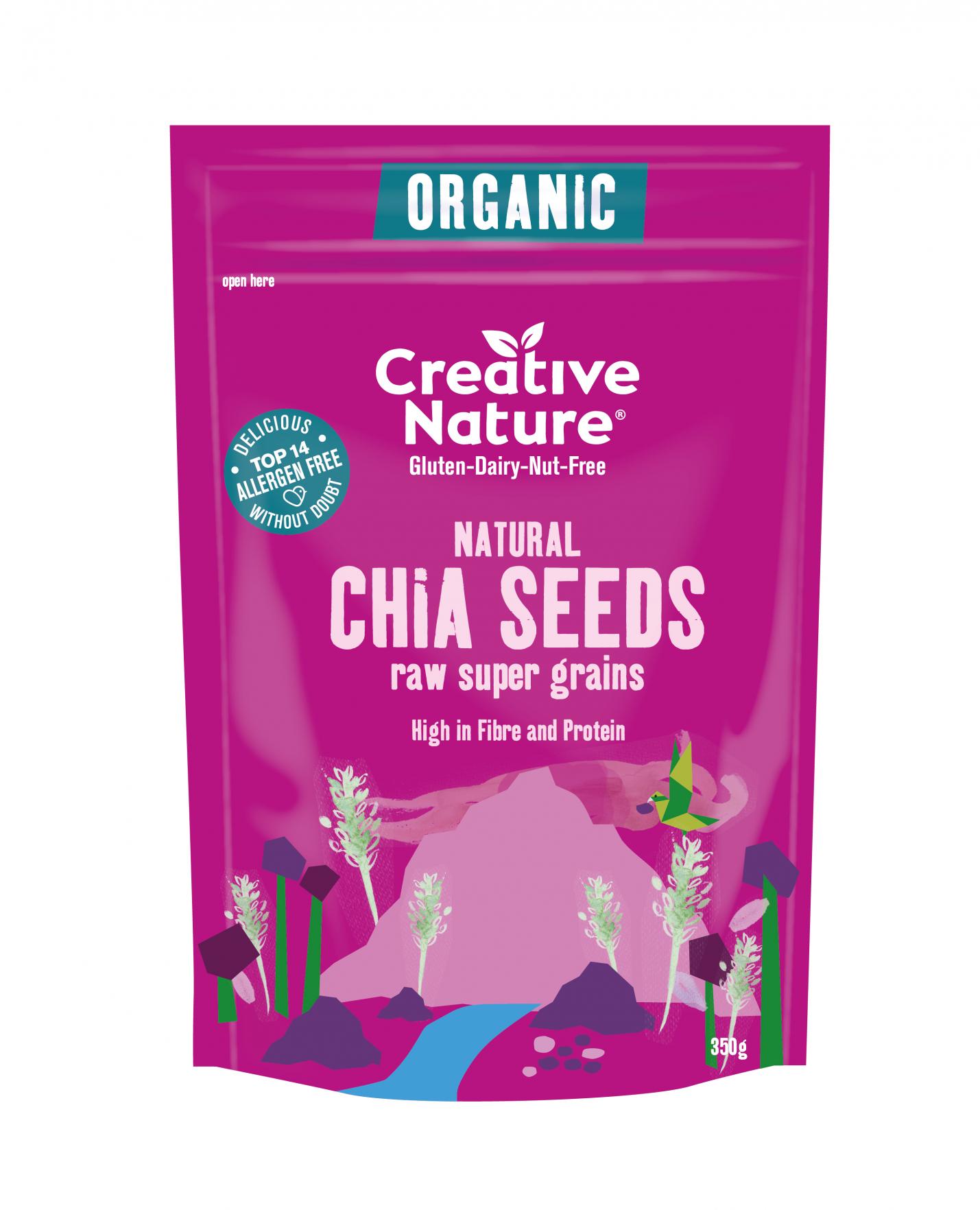 Natural Chia Seeds (Organic) 350g