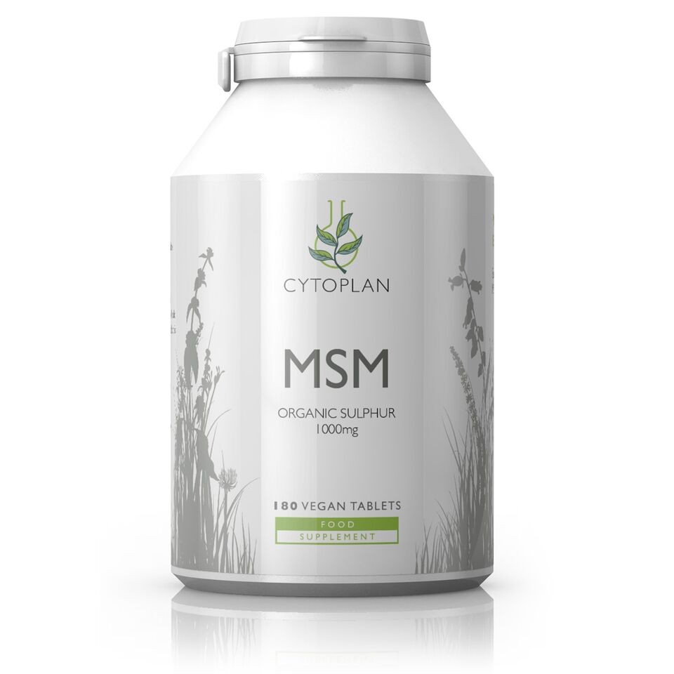 MSM Organic Sulphur 1000mg 180's The Natural Dispensary