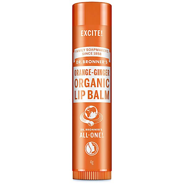 Organic Lip Balm Orange Ginger 4g