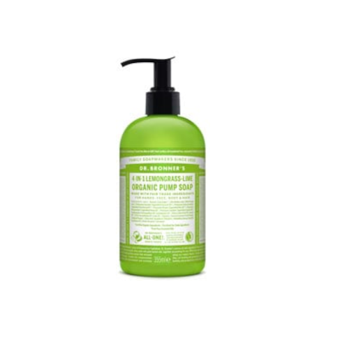 4-In-1 Lemongrass-Lime Organic Pump Soap 355ml