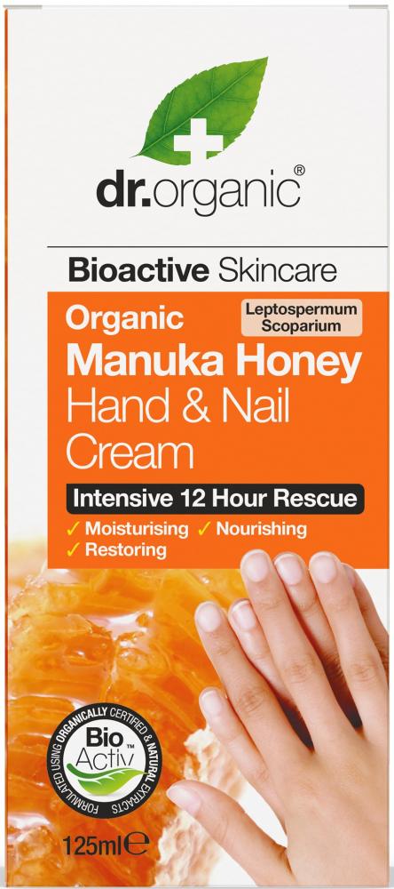 Organic Manuka Honey Hand & Nail Cream 125ml