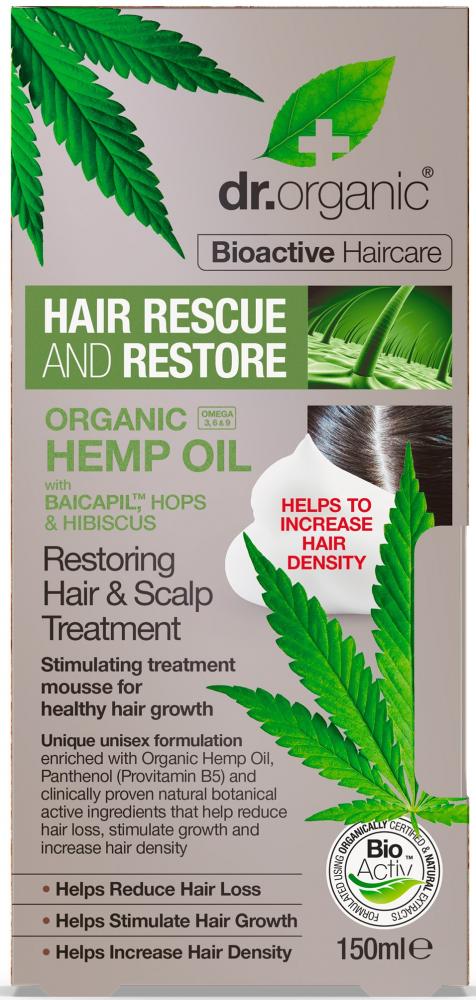 Organic Hemp Oil Restoring Hair & Scalp Treatment 150ml