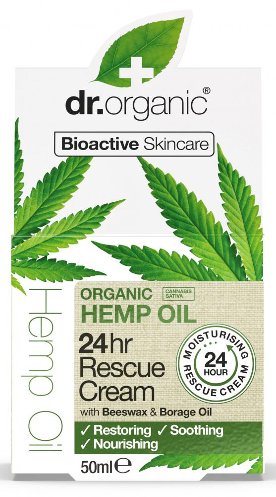 Organic Hemp Oil 24hr Rescue Cream 50ml