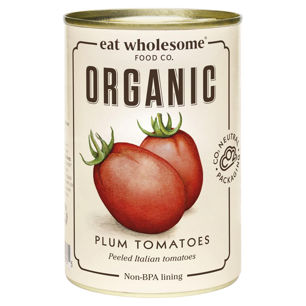  Organic Plum Tomatoes 400g