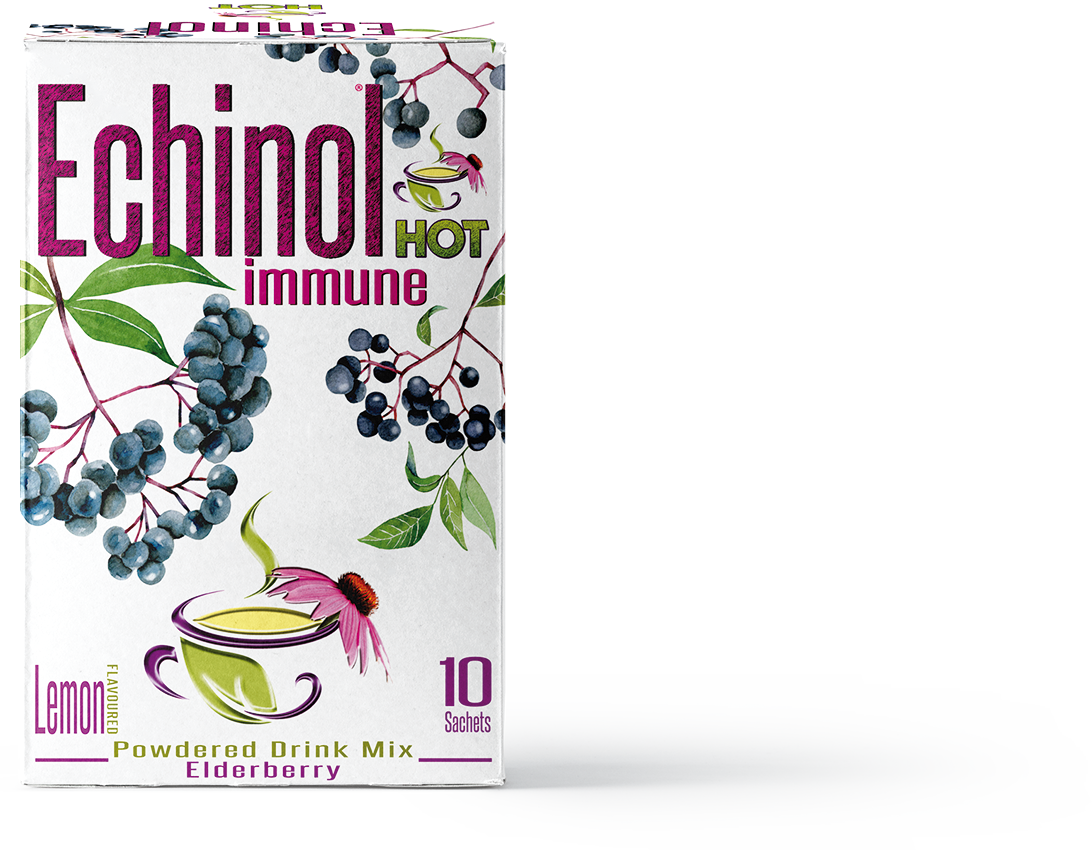 Hot Immune Powdered Drink Mix Lemon Flavoured with Elderberry 10's