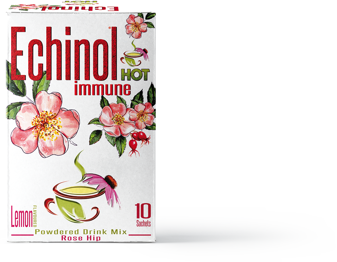 Hot Immune Powdered Drink Mix Lemon Flavoured with Rosehip 10's