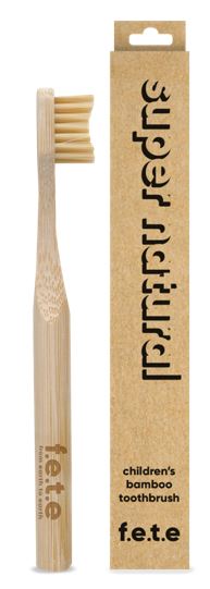 Children's Bamboo Toothbrush - Super Natural (single)