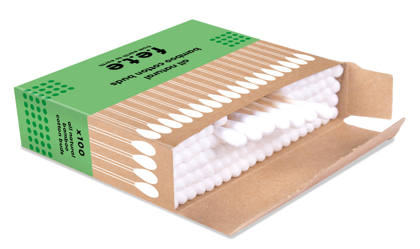 All Natural Bamboo Cotton Buds 100's