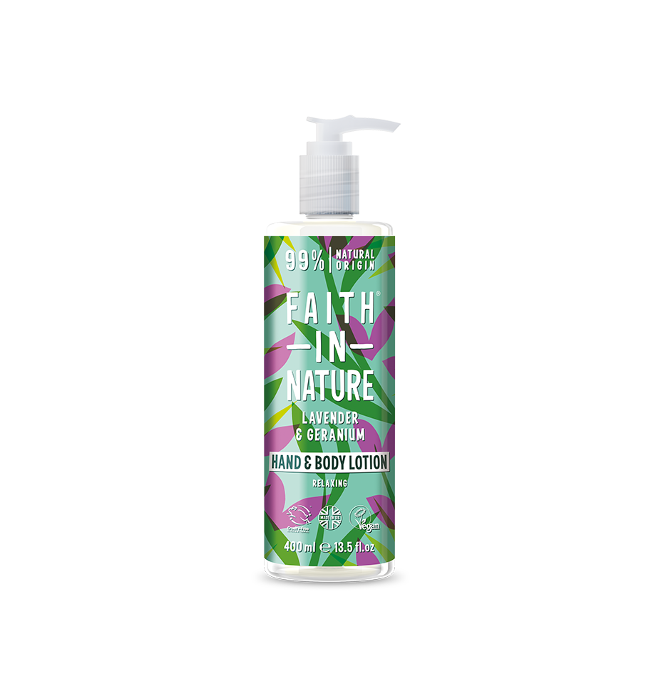 Lavender & Geranium Hand & Body Lotion 400ml