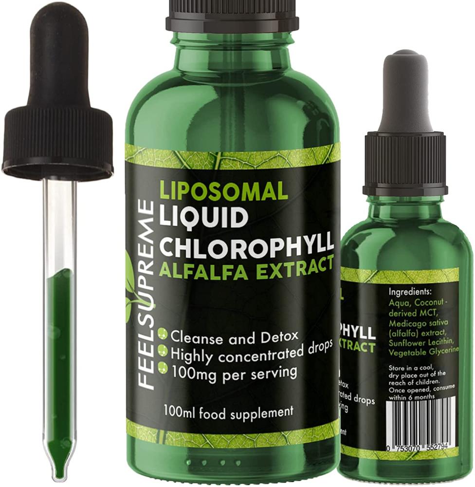 Liposomal Liquid Chlorophyll  Alfalfa Extract 100ml