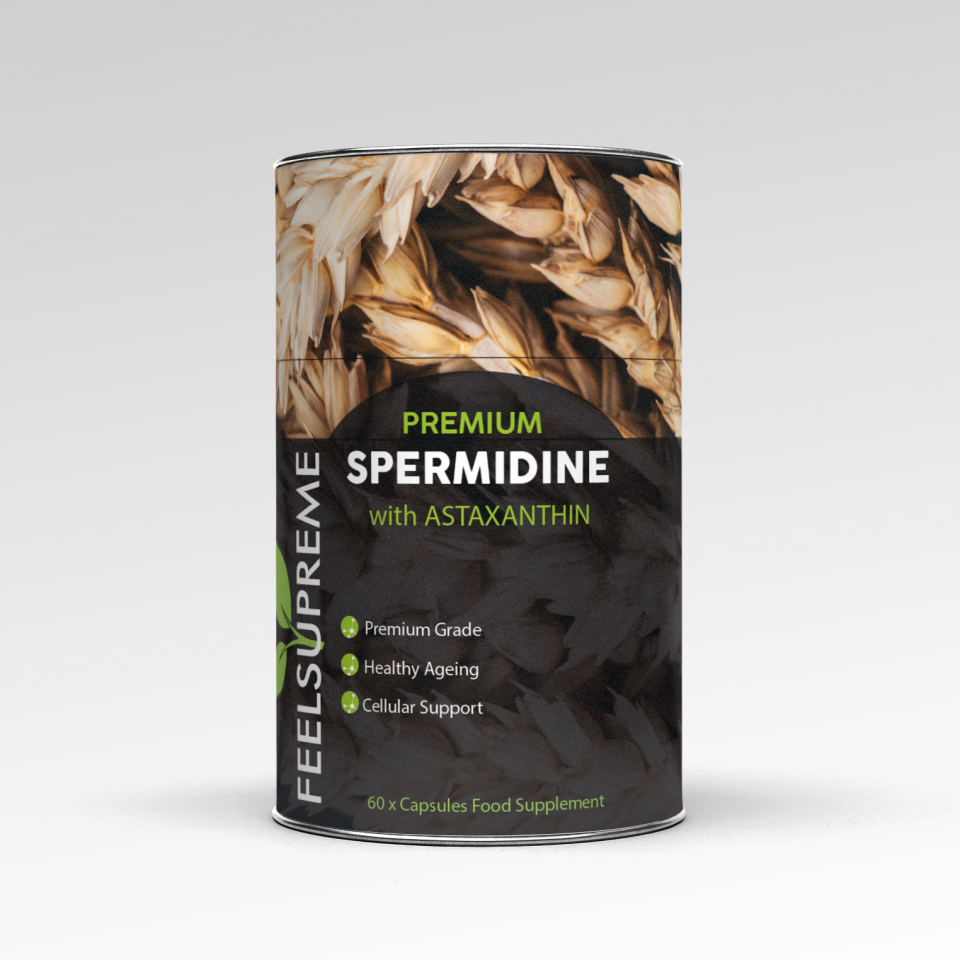 Premium Spermidine with Astaxanthin 60s