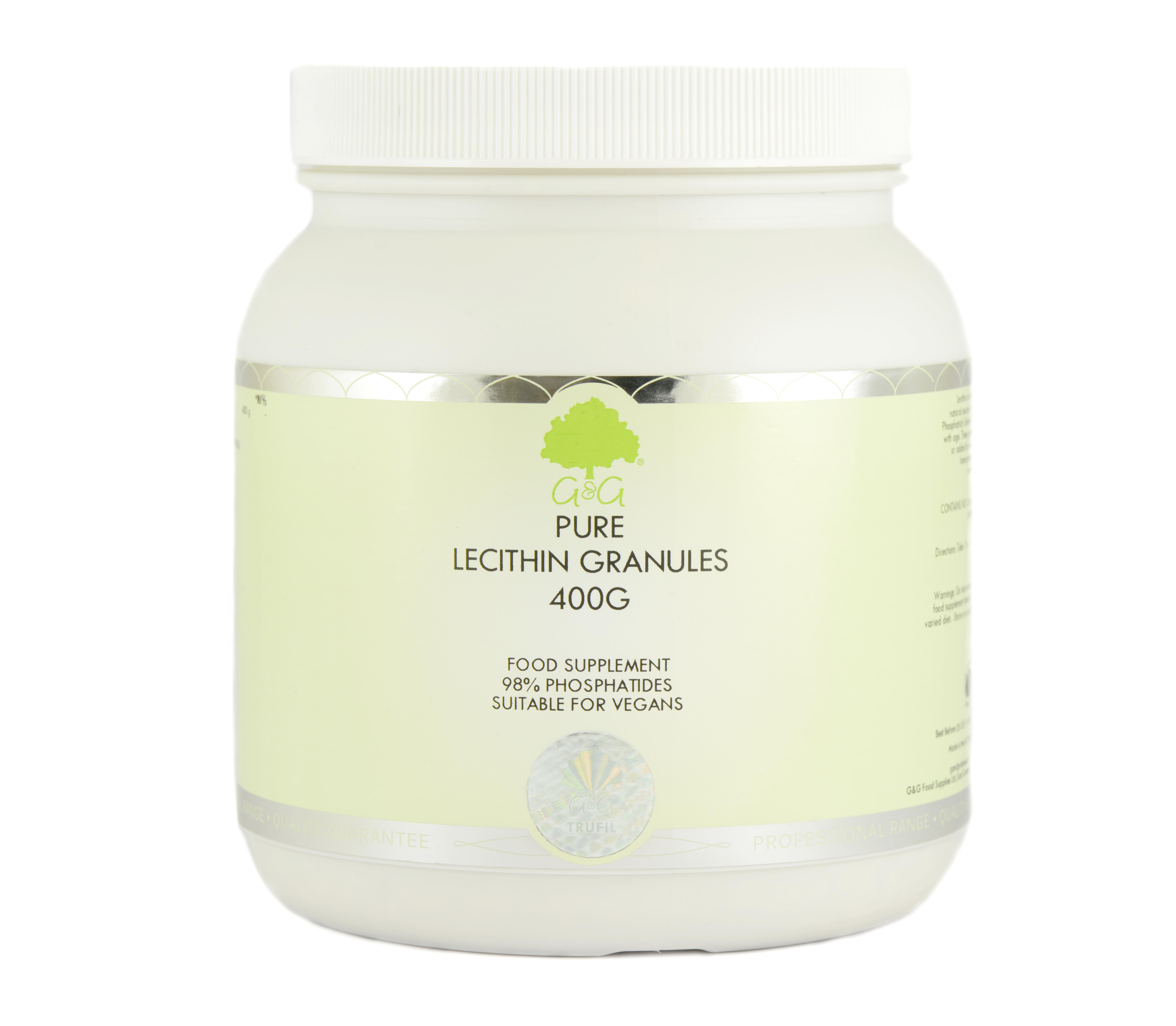 Pure Lecithin Granules 400g The Natural Dispensary