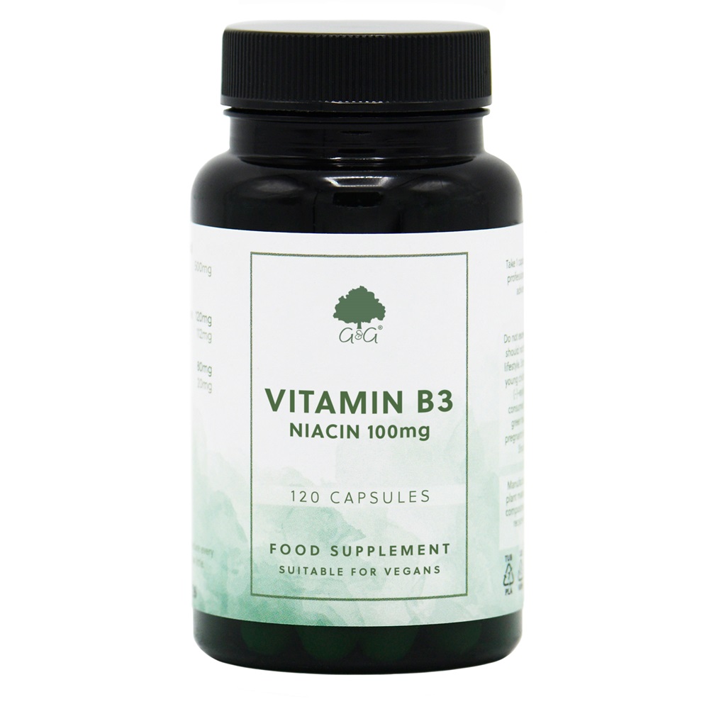 Vitamin B3 Niacin 100mg 120's