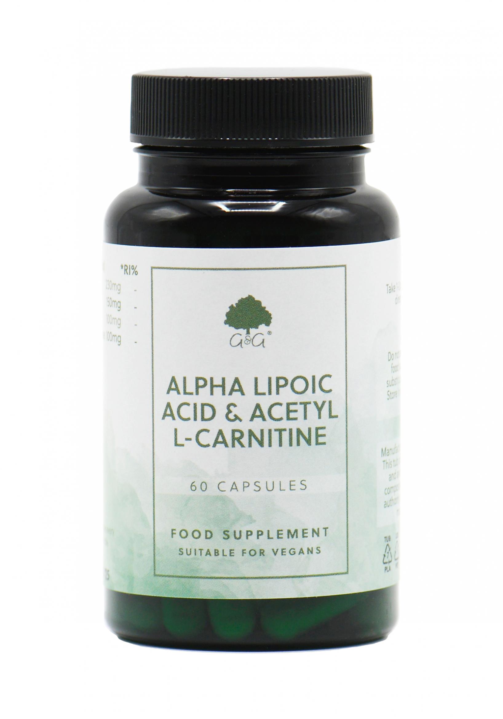 Alpha Lipoic Acid & Acetyl L-Carnitine 60's