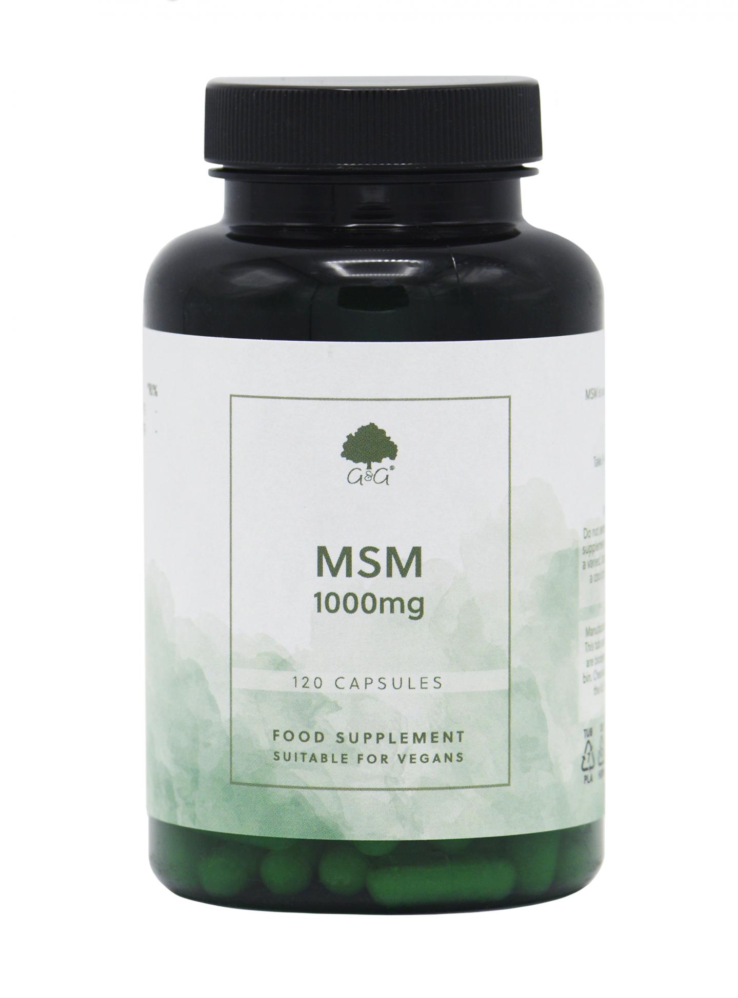 MSM 1000mg 120s