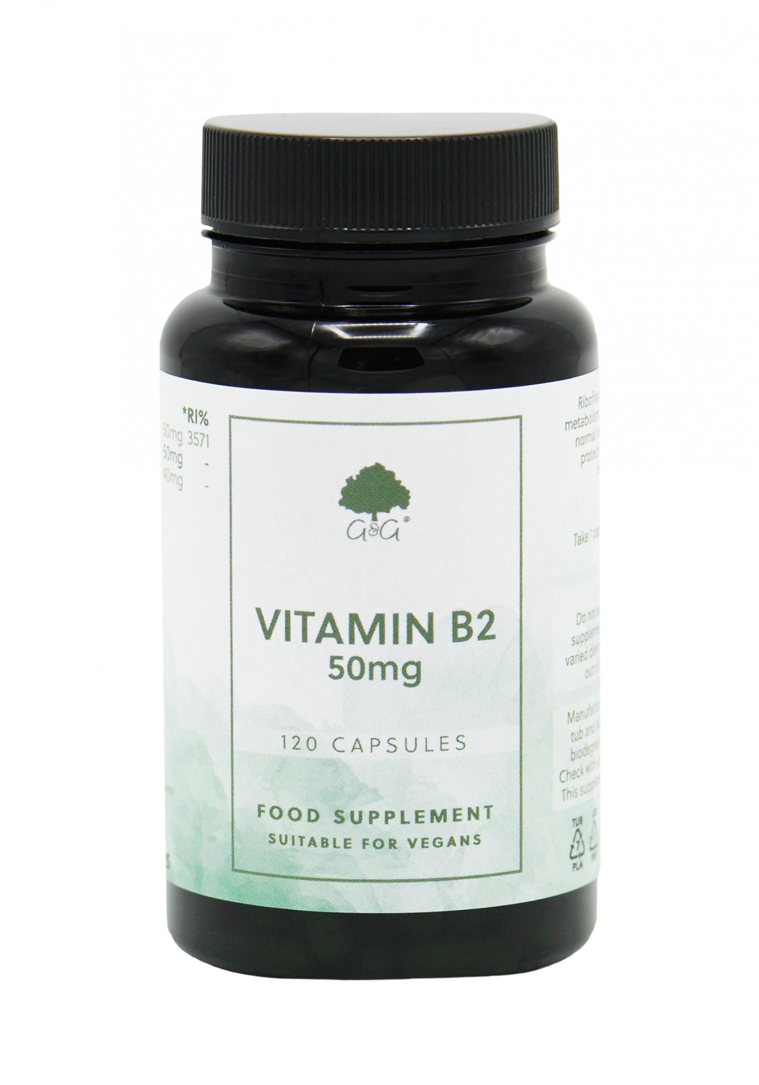 Vitamin B2 50mg 120's