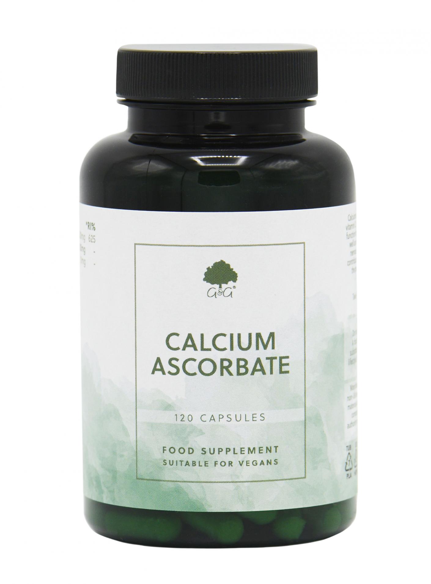 Calcium Ascorbate 500mg 120's The Natural Dispensary