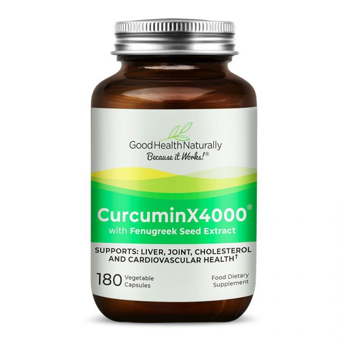 CurcuminX4000 With Fenugreek Seed Extract 180's